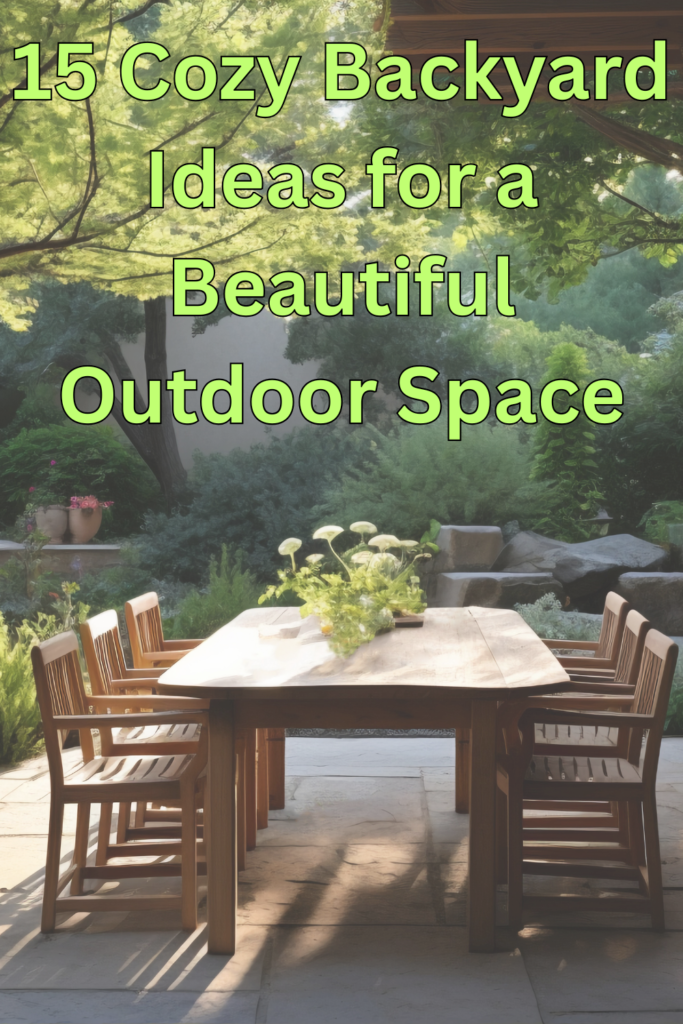 15 cozy backyard ideas for a beautiful outdoor living space

