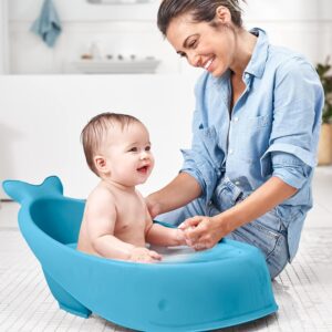 Skip Hop MOBY 3-stage baby bathtub with supportive sling for newborns and adjustable design for growing babies