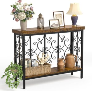 Tuscan style console table for entry or living room