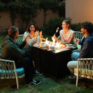 Propane firepit for cozy gatherings