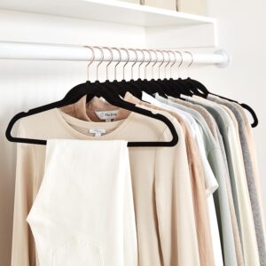 slim velvet hangers closet organization ideas for maximizing small closet space