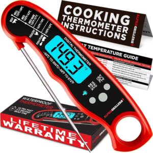 instant read meat thermometer for cooking and grilling